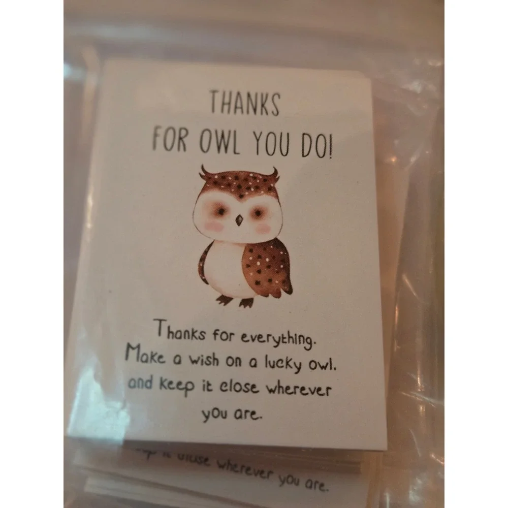 Bulk Miniature Animal Figurines and Appreciation Cards Set 50 total